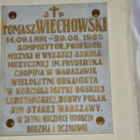 Epitafium poświęcone Tomaszowi Wiechowskiemu
