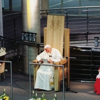 Papież w siedzibie BUW