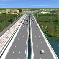 Wizualizacja projektu mostu