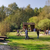 Plac zabaw w Lesie Bródnowskim