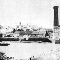 Hala pomp wodociągu Marconiego w XIX wieku