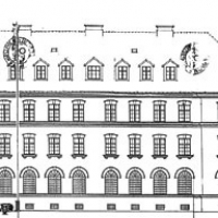 Budynek biurowo-techniczny (na prawo widoczna rozdzielnia)