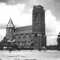 Kościół świętego Jakuba przed wojną.