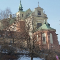 Widok kościoła św.Anny od strony Mariensztatu