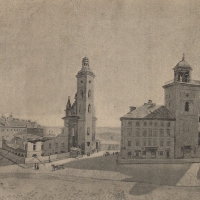 Kościół św. Anny po prawej