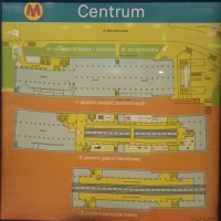 Schemat metra Centrum