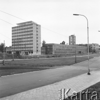 Widok na budynki Zakładów im. gen. Karola Świerczewskiego