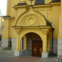 Wejście do kaplicy dolnej