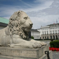 Rzeźba lwa