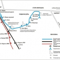 Plan kolejki konnej Wawer