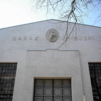 Napis Garaż Miejski