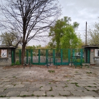 Brama wejściowa na tor kolarski