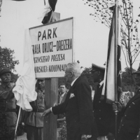 Uroczystość oddania parku