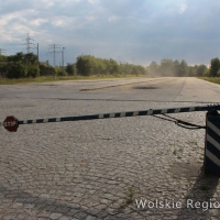 Szlaban przez wjazdem na teren posesji