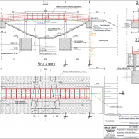 Projekt przebudowy - kładka nad jazem