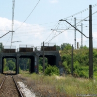 Wiadukty linii 2 nad torami do Gocławka i Rembertowa