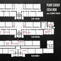 Budynek szkoły - plan