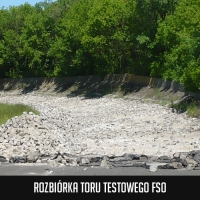 Rozbiórka toru testowego