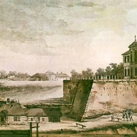 Widok pałacu Ordynackiego, Zygmunt Vogel