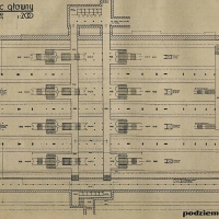 Plan podziemi dworca 