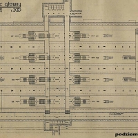 Plan podziemi dworca 