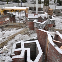 Wybieg panter śnieżnych - budowa
