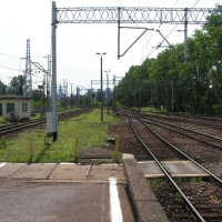 Widok w kierunku Warszawy Centralnej i Warszawy Śródmieścia