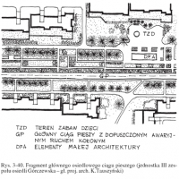 Fragment projektu osiedla