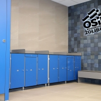 Szatnia na basenie po remoncie