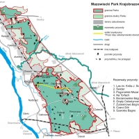 Obszar Mazowieckiego Parku Krajobrazowego