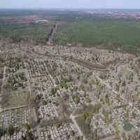 Cmentarz - fragment północno-wschodni