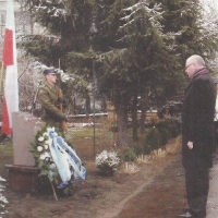 Odsłonięcie obelisku gen. Mannerheima