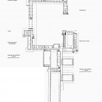 Rzut piętra głównego gmachu