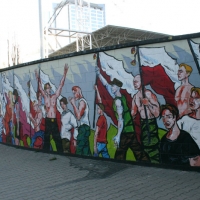 Mural Zawsze oddamy za ciebie krew Warszawo