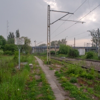 Peron dawnego przystanku służbowego