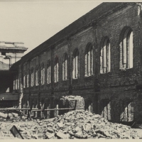 Ruiny budynku Centralnej Biblioteki Wojskowej