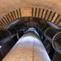 Wnętrze wieży filtrów