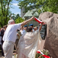 Odsłonięcie pomnika ks. Jerzego Popiełuszki