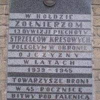 Tablica upamiętniająca Strzelców Kresowych