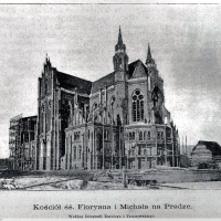 Budowa kościoła św. Floriana w Warszawie