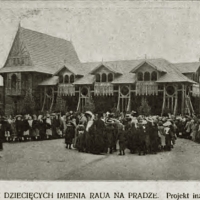 Ogród dziecięcy za kościołem