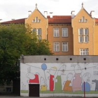 Mural od strony północnej